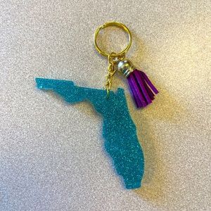 🎉🎉HP🎉🎉 Handmade U.S. State Keychain - Florida